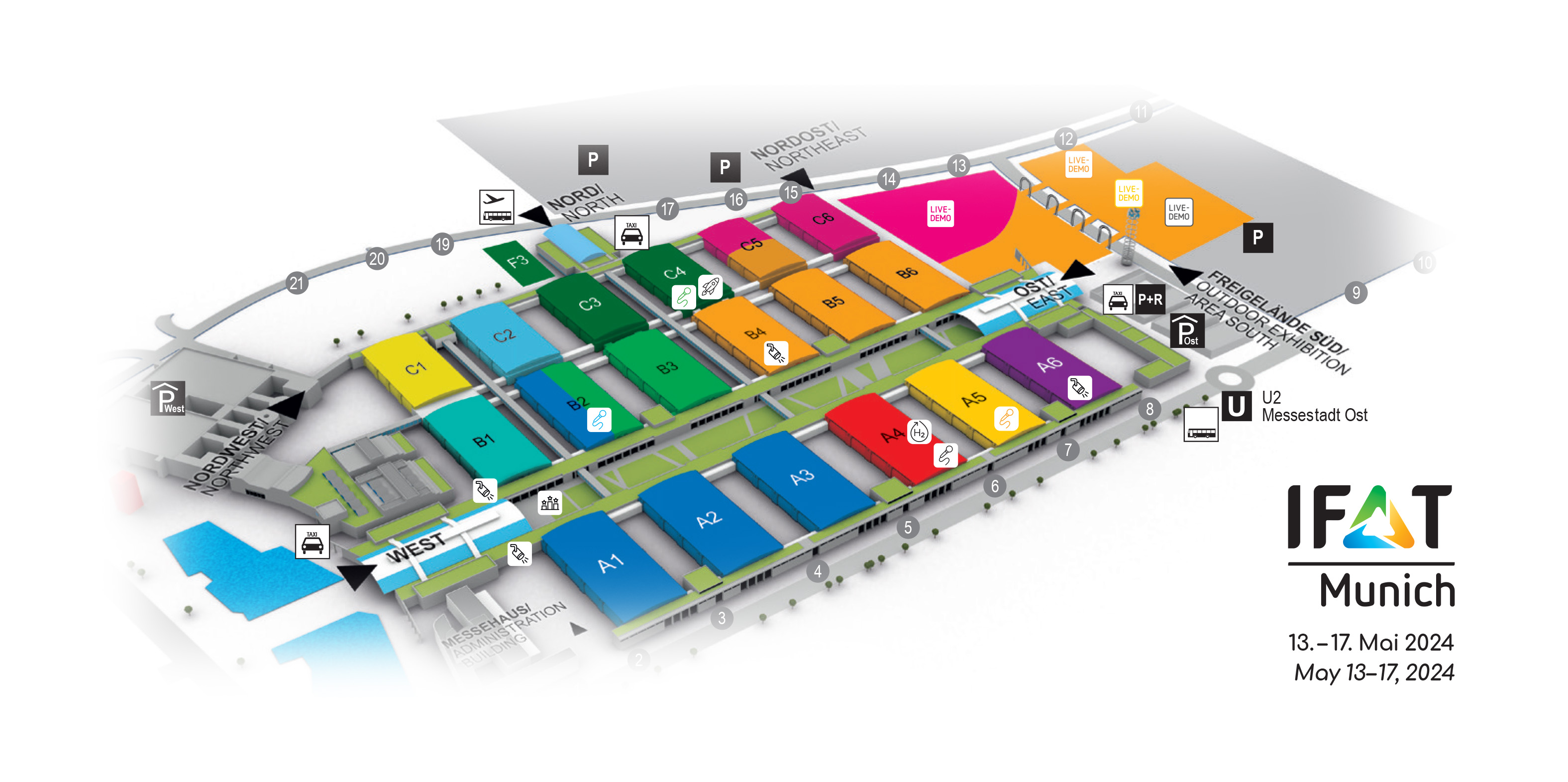 Retrouveznous au salon IFAT 2024 à Munich Aliaxis